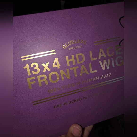 ☆Sensationnel Natural Color 13×4 Frontal HD Lace 100% Virgin Human Hair Wig☆ - Picture 5 of 7